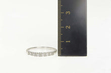 Load image into Gallery viewer, 10K 0.25 Ctw Diamond Encrusted Classic Wedding Ring Size 8.25 White Gold