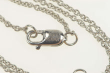 Load image into Gallery viewer, 10K 0.25 Ctw Diamond Star Astrology Space Chain Necklace 17.75" White Gold