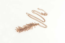 Load image into Gallery viewer, Sterling Silver Rose Bar Fringe Tassel Drop Chain Necklace 17.75-19"