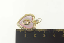 Load image into Gallery viewer, Sterling Silver Pink Mother of Pear Mother&#39;s Day Heart Locket Pendant