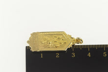 Load image into Gallery viewer, 14K St. Christopher Protect Us Catholic Christian Charm/Pendant Yellow Gold