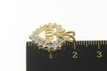 Load image into Gallery viewer, 10K Mom Diamond Heart Mother's Day Love Pendant Yellow Gold