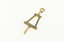 Load image into Gallery viewer, 10K Alpha Phi Gamma Engraved Greek Letter Charm/Pendant Yellow Gold