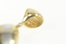 Load image into Gallery viewer, 14K Black Onyx Mother of Pearl Inlay Geometric Pendant Yellow Gold