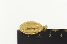 Load image into Gallery viewer, 14K Ornate Virgin Mother Mary Christian Faith Charm/Pendant Yellow Gold