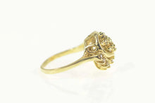 Load image into Gallery viewer, 14K 0.44 Ctw Diamond Swirl Cluster Spiral Statement Ring Size 5 Yellow Gold