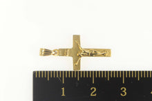 Load image into Gallery viewer, 14K Cross Christian Crucifix Jesus Christ Symbol Pendant Yellow Gold