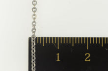 Load image into Gallery viewer, 14K 1.7mm Cable Link Classic Chain Necklace 20" White Gold