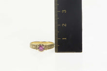 Load image into Gallery viewer, 14K Art Deco Natural Ruby Ornate Engagement Ring Size 6 Yellow Gold
