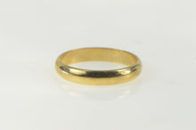 Load image into Gallery viewer, 14K 4.0mm Classic Rounded Simple Wedding Band Ring Yellow Gold