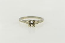 Load image into Gallery viewer, 14K Vintage NOS 1950's 4.0mm Engagement Setting Ring White Gold