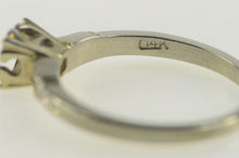 Load image into Gallery viewer, 14K Vintage NOS 1950's 4.0mm Engagement Setting Ring White Gold