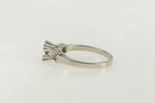 Load image into Gallery viewer, 14K Vintage NOS 1950's 4.7mm Engagement Setting Ring White Gold