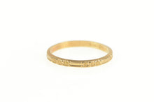 Load image into Gallery viewer, 10K 2.0mm Art Deco Ornate Wedding Band Ring Yellow Gold