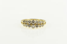 Load image into Gallery viewer, 14K 1.04 Ctw Graduated Diamond Statement Band Ring Yellow Gold
