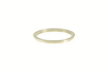 Load image into Gallery viewer, 14K 1950's Vintage NOS 1.3mm Grooved Band Ring White Gold