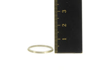 Load image into Gallery viewer, 14K 1950's Vintage NOS 1.3mm Grooved Band Ring White Gold
