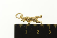 Load image into Gallery viewer, 14K 3D Grizzly Bear Smokey Mountain Animal Charm/Pendant Yellow Gold