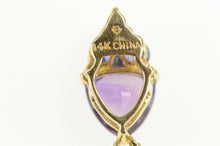 Load image into Gallery viewer, 14K Amethyst Citrine Peridot Iolite Bouquet Pendant Yellow Gold