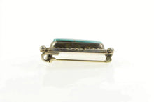Load image into Gallery viewer, Sterling Silver Turquoise Ornate Native American Navajo Pin/Brooch