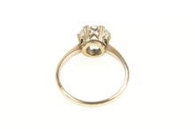 Load image into Gallery viewer, 10K Ornate Art Deco Solitaire Travel Engagement Ring Yellow Gold
