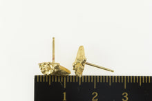 Load image into Gallery viewer, 14K 3D Conch Sea Shell Ocean Motif Stud Earrings Yellow Gold