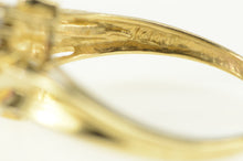 Load image into Gallery viewer, 10K Marquise Natural Ruby Diamond Bypass Ring Yellow Gold