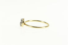 Load image into Gallery viewer, 14K Druzy Quartz Heart Love Symbol Stackable Ring Yellow Gold
