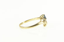 Load image into Gallery viewer, 14K Marquise Sapphire Diamond Wrap Wedding Ring Yellow Gold