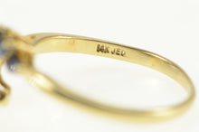 Load image into Gallery viewer, 14K Marquise Sapphire Diamond Wrap Wedding Ring Yellow Gold