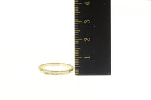 Load image into Gallery viewer, 14K Classic Diamond Squared Wedding Band Ring Yellow Gold