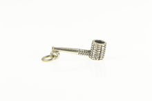 Load image into Gallery viewer, Sterling Silver 3D Corn Cob Pipe Smoker Charm/Pendant