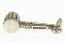 Load image into Gallery viewer, Sterling Silver 3D Corn Cob Pipe Smoker Charm/Pendant