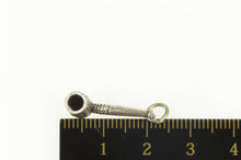 Load image into Gallery viewer, Sterling Silver 3D Corn Cob Pipe Smoker Charm/Pendant