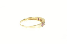 Load image into Gallery viewer, 10K Ruby Diamond Accent Classic Stackable Band Ring Yellow Gold