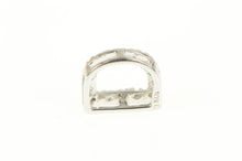 Load image into Gallery viewer, 10K Diamond D Letter Name Initial Monogram Pendant White Gold