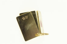 Load image into Gallery viewer, 14K Aces Enamel Four of a Kind Poker Card Hand Charm/Pendant Yellow Gold