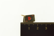 Load image into Gallery viewer, 14K Aces Enamel Four of a Kind Poker Card Hand Charm/Pendant Yellow Gold