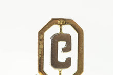 Load image into Gallery viewer, 18K Two Tone G Monogram Letter Name Initial Charm/Pendant Yellow Gold