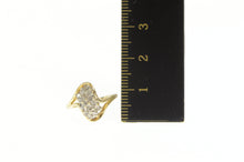 Load image into Gallery viewer, 14K 0.30 Ctw Diamond Cluster Freeform Bypass Ring Yellow Gold