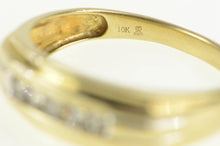Load image into Gallery viewer, 10K 0.25 Ctw Diamond Classic Grooved Wedding Ring Yellow Gold