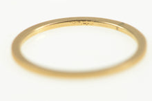 Load image into Gallery viewer, 14K 0.9mm Grooved Ridged Stackable Band Ring Yellow Gold