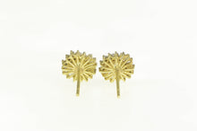 Load image into Gallery viewer, 14K 1.00 Ctw Round Diamond Halo Cluster Stud Earrings Yellow Gold