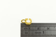 Load image into Gallery viewer, 24K C Letter Initial Monogram Name Charm/Pendant Yellow Gold