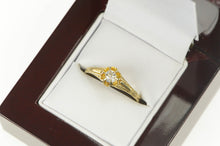 Load image into Gallery viewer, 14K 0.16 Ct OEC Diamond Promise Engagement Ring Yellow Gold