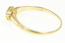 Load image into Gallery viewer, 14K 0.16 Ct OEC Diamond Promise Engagement Ring Yellow Gold
