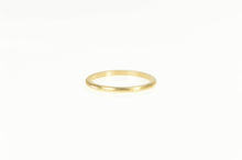 Load image into Gallery viewer, 14K Vintage NOS 1950's 1.3mm Wedding Band Ring Yellow Gold