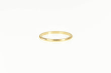 Load image into Gallery viewer, 14K Vintage NOS 1950's 1.3mm Wedding Band Ring Yellow Gold