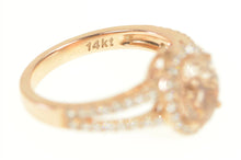 Load image into Gallery viewer, 14K 2.53 Ctw Morganite VS Diamond Engagement Ring Rose Gold
