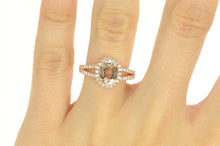 Load image into Gallery viewer, 14K 2.53 Ctw Morganite VS Diamond Engagement Ring Rose Gold